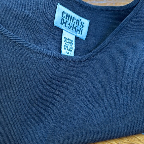 Chico’s brown rayon/nylon blend brown knit tank top. Going condition. Size Small - Picture 7 of 7